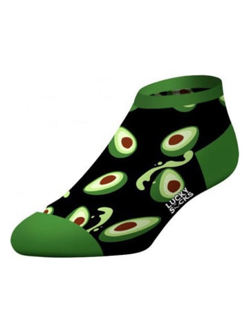 Lucky Socks 2er-Set: Socken in Schwarz/ Grün