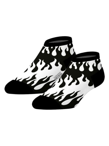 Lucky Socks 2er-Set: Socken in Schwarz/ Weiß