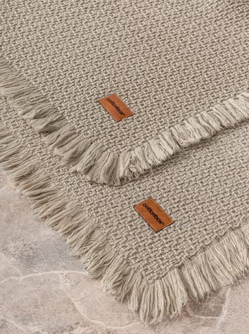 Colourful Cotton 2-delige set: badmatten beige
