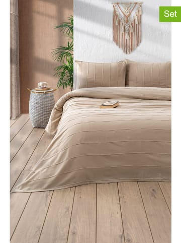 Colourful Cotton 3-częściowy zestaw "Sedef" w kolorze beżowym
