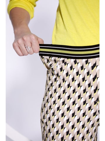 Heine Broek beige/geel
