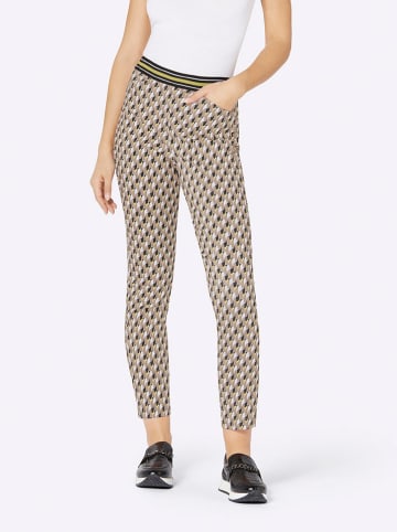 Heine Broek beige/geel
