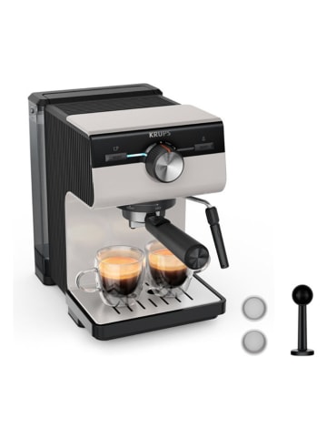 Krups Espresso Siebträgermaschine XP381B "Authentic C40" in Silber