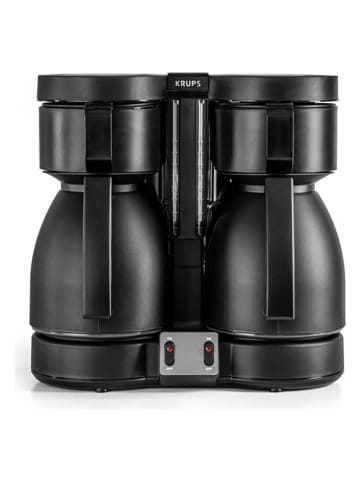 Krups Doppel-Kaffeemaschine KT8501 "Duothek" in Schwarz