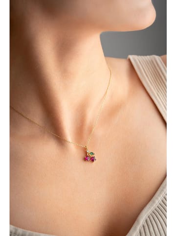 Lodie Silver Vergulde ketting met hanger - (L)42 cm