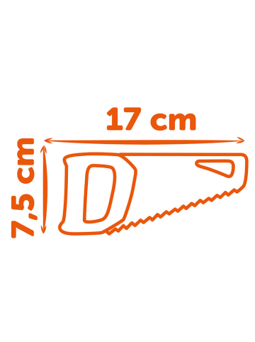 Smoby Zestaw narzędzi "Black+Decker" w kolorze szaro-pomarańczowym - 3+