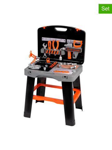 Smoby Werkbank im Koffer "Black+Decker" in Schwarz - ab 3 Jahren