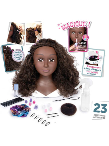 Smoby Kappershoofd "Afro My Beauty" bruin - vanaf 3 jaar