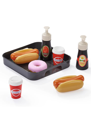 écoiffier 10-częściowy zestaw "Hot Dog Menü" w różnych kolorach do zabawy - 18 m+