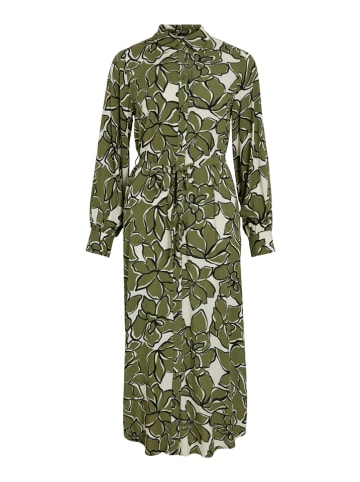 Vila Kleid in Khaki/ Creme