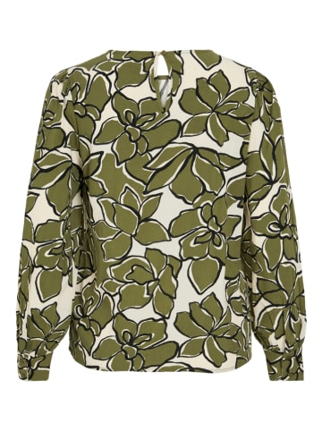 Vila Bluse in Khaki/ Creme