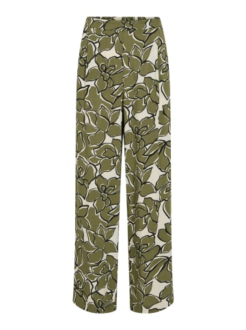 Vila Marlenehose in Khaki/ Creme
