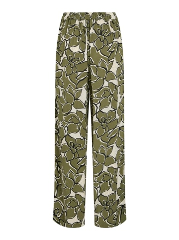 Vila Marlenehose in Khaki/ Creme
