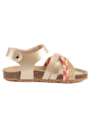 billowy Sandalen "Rosso" goudkleurig