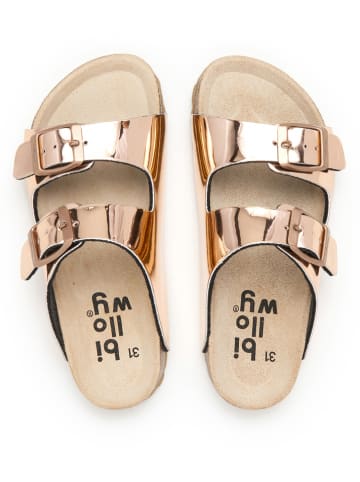 billowy Slippers goudkleurig