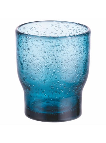 Villa d´Este 6-delige set: waterglazen "Unico" blauw - 325 ml