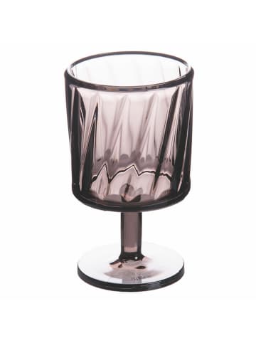 Villa d´Este 6-delige set: glazen "Fashion Fume" grijs - 340 ml