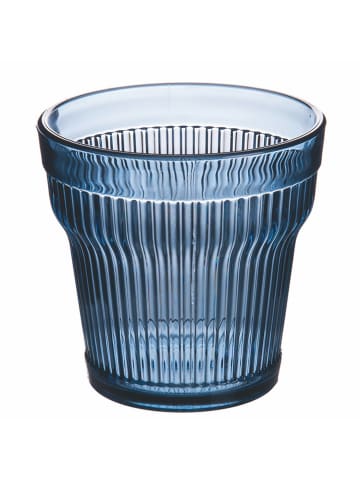 Villa d´Este 6-delige set: glazen "Fashion Ocean" blauw - 300 ml