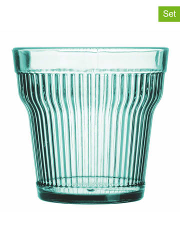 Villa d´Este 6er-Set: Gläser "Fashion Ocean" in Mint - 300 ml