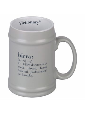 Villa d´Este Bierpul "Victionary" lichtgrijs - 500 ml