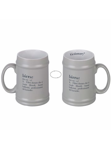 Villa d´Este Bierpul "Victionary" lichtgrijs - 500 ml