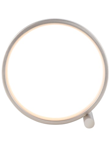 Just Light LED-Tischleuchte "Mini Ritus" in Silber - (H)25 x Ø 25 cm
