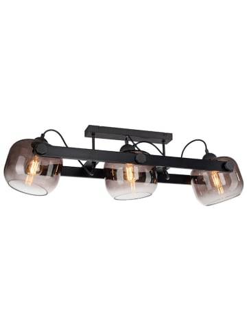 Just Light Plafonnière "Cup 2.0" zwart - (B)90 x (H)27,5 cm