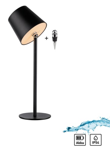 Just Light LED-tafellamp "Boteria" zwart - (H)37 x Ø 11 cm