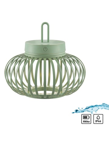 Just Light LED-Hängeleuchte "Akuba" in Grün - (H)22 x Ø 25 cm
