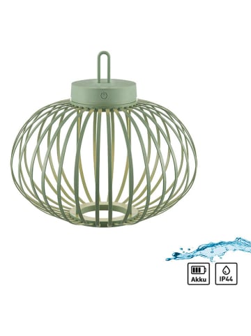 Just Light LED-Hängeleuchte "Akuba" in Grün - (H)33 x Ø 36 cm