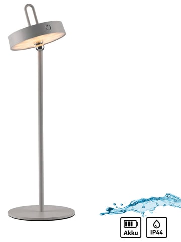 Just Light LED-Tischleuchte "Amag" in Grau - (H)47,2 x Ø 15 cm