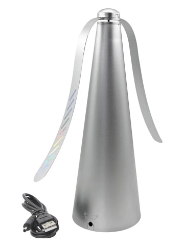 Just Light Vliegenmolen "Swat" zilver/zilverkleurig - (H)24 x Ø 40 cm