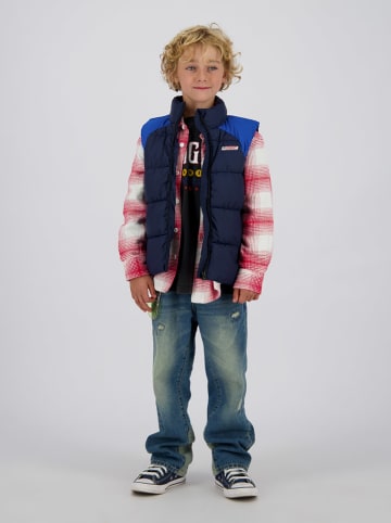 Vingino Doorgestikte bodywarmer donkerblauw