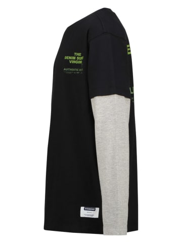 Vingino Longsleeve in Schwarz/ Grau