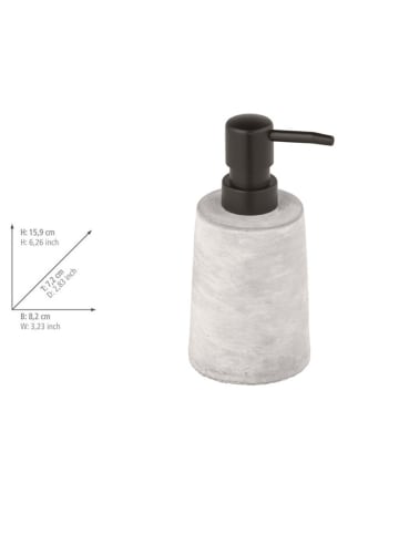 Wenko Zeepdispenser "Villena" grijs - 150 ml