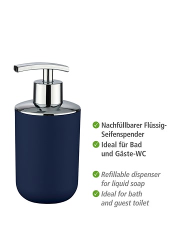 Wenko Zeepdispenser "Brasil" donkerblauw - 320 ml