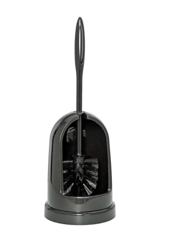 Wenko WC-Garnitur "Standard" in Schwarz - (H)40 cm