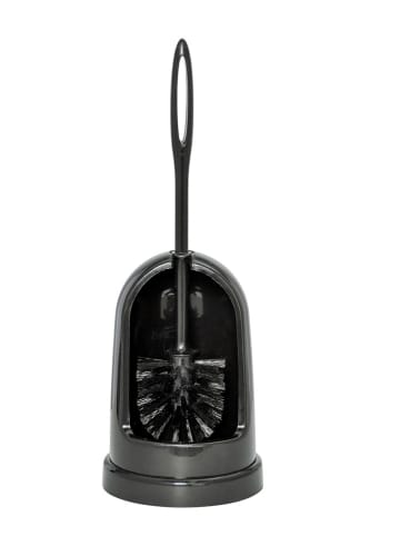 Wenko Toiletborstelgarnituur "Standard" zwart - (H)40 cm