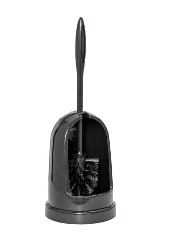 Wenko Toiletborstelgarnituur "Standard" zwart - (H)40 cm