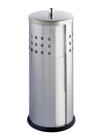 Wenko Toiletrolhouder "Ancona" grijs - (H)34 cm