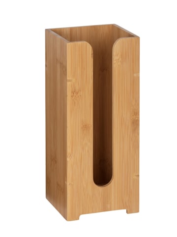 Wenko Toiletrolhouder lichtbruin - (B)15 x (H)35,5 x (D)14 cm