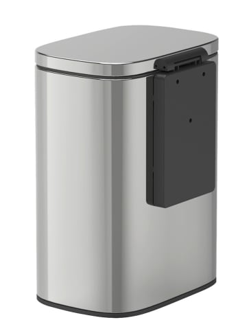 Wenko Roestvrijstalen pedaalemmer grijs - 5 l