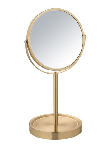 Wenko Cosmeticaspiegel "Alata" goudkleurig - Ø 17 cm