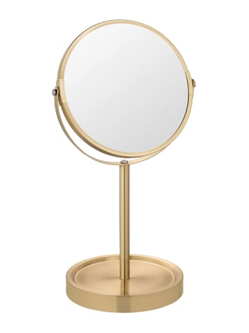Wenko Kosmetikspiegel "Alata" in Gold - Ø 17 cm