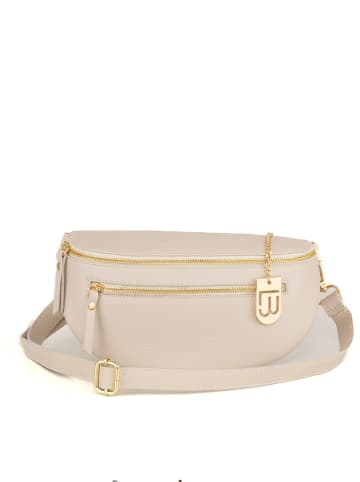 Lucca Baldi Leder-Brustbeutel "Burano" in Beige - (B)30 x (H)19 x (T)2 cm