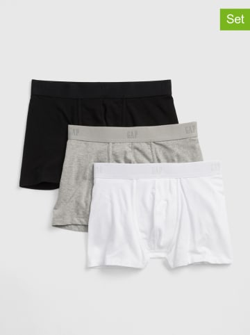 GAP 3-delige set: onderbroeken wit/Grau