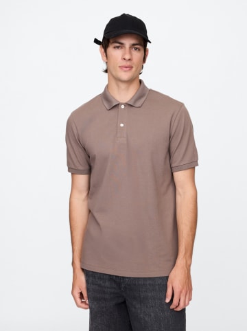 GAP Poloshirt in Hellblraun