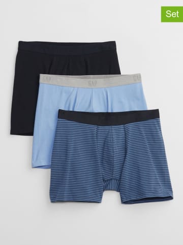 GAP 3er-Set: Unterhosen in Blau/ Hellblau/ Schwarz
