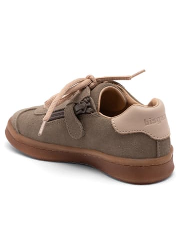 bisgaard Leder-Sneakers in Khaki