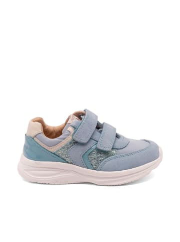 bisgaard Leder-Sneakers in Hellblau